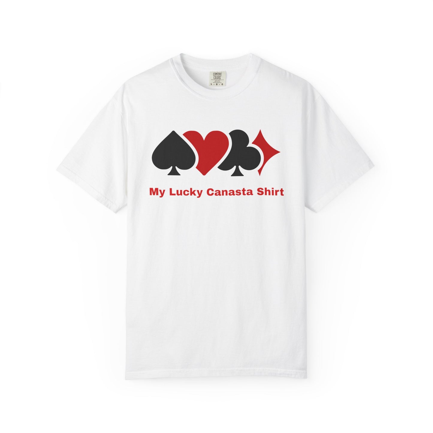 Lucky Canasta T-Shirt, Unisex Card Game Tee, Fun Game Night Apparel, Casual Luck Shirt, Gift for Card Players