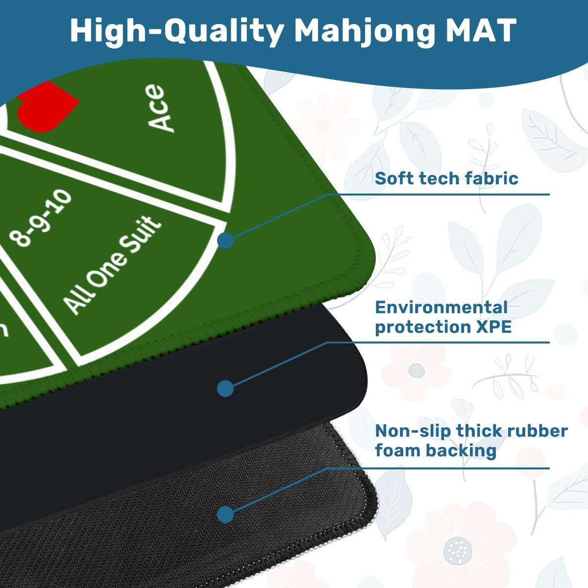 Tripoley Game Mat Tabletop (31.5-inch)