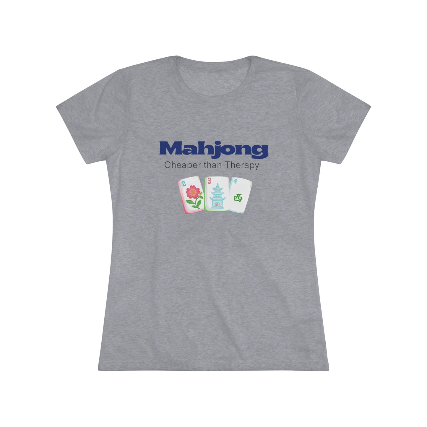 Mahjong Cheaper Than Therapy Tee | Mahjong Tiles Graphic Shirt