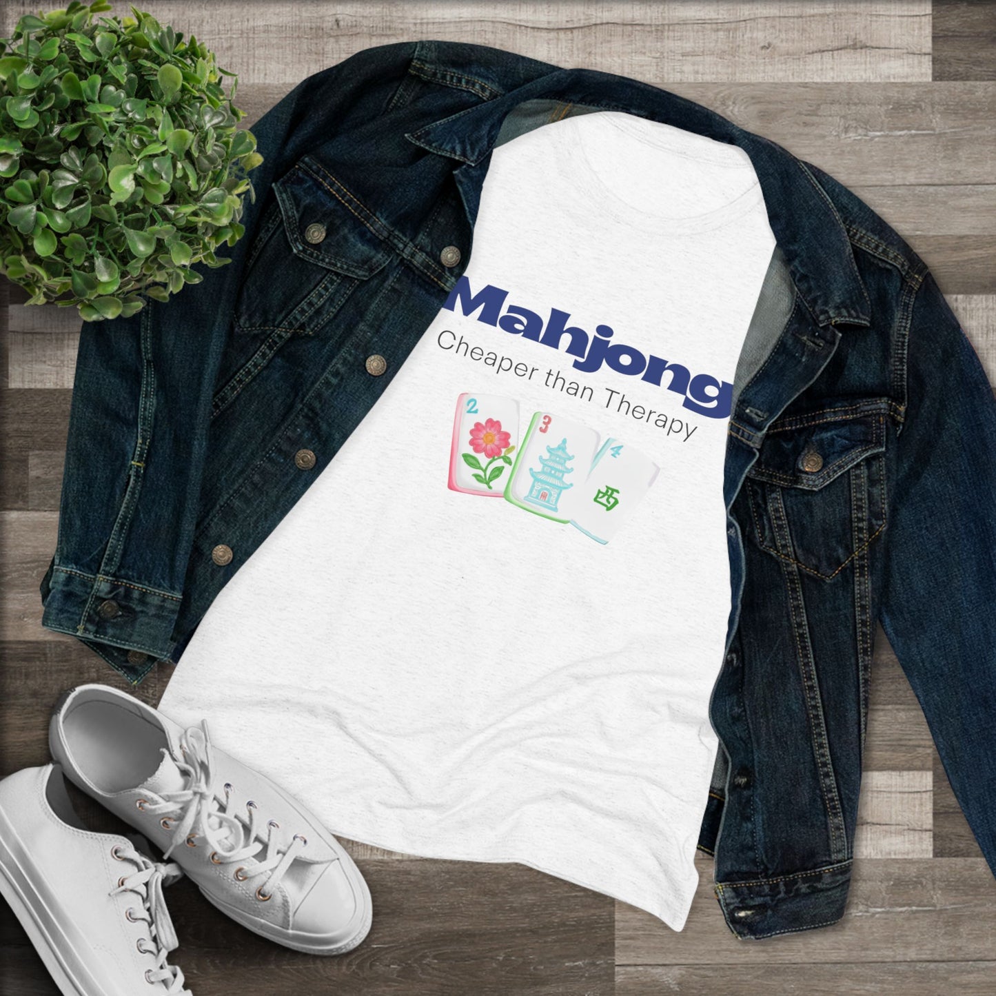 Mahjong Cheaper Than Therapy Tee | Mahjong Tiles Graphic Shirt