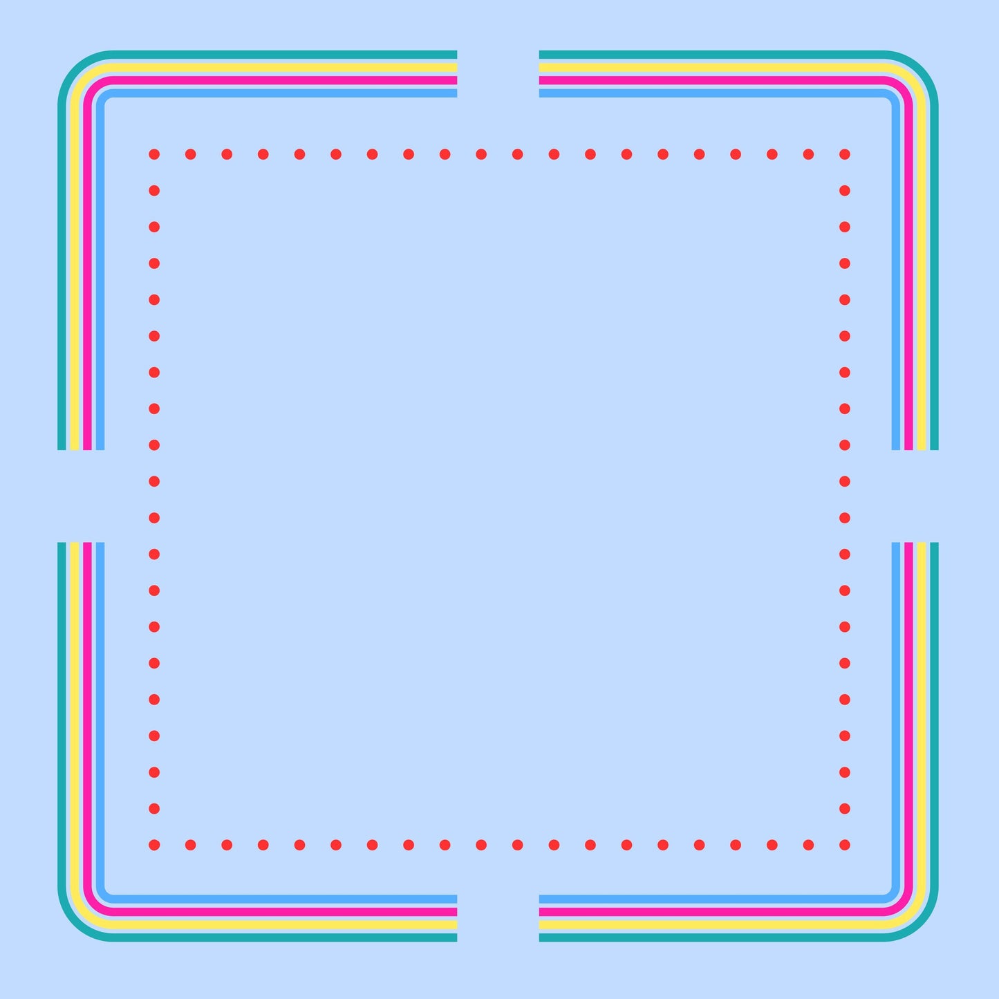 Dots and Stripes Travel Mahjong Mat: Mahj Game Tabletop (20.9-inch)