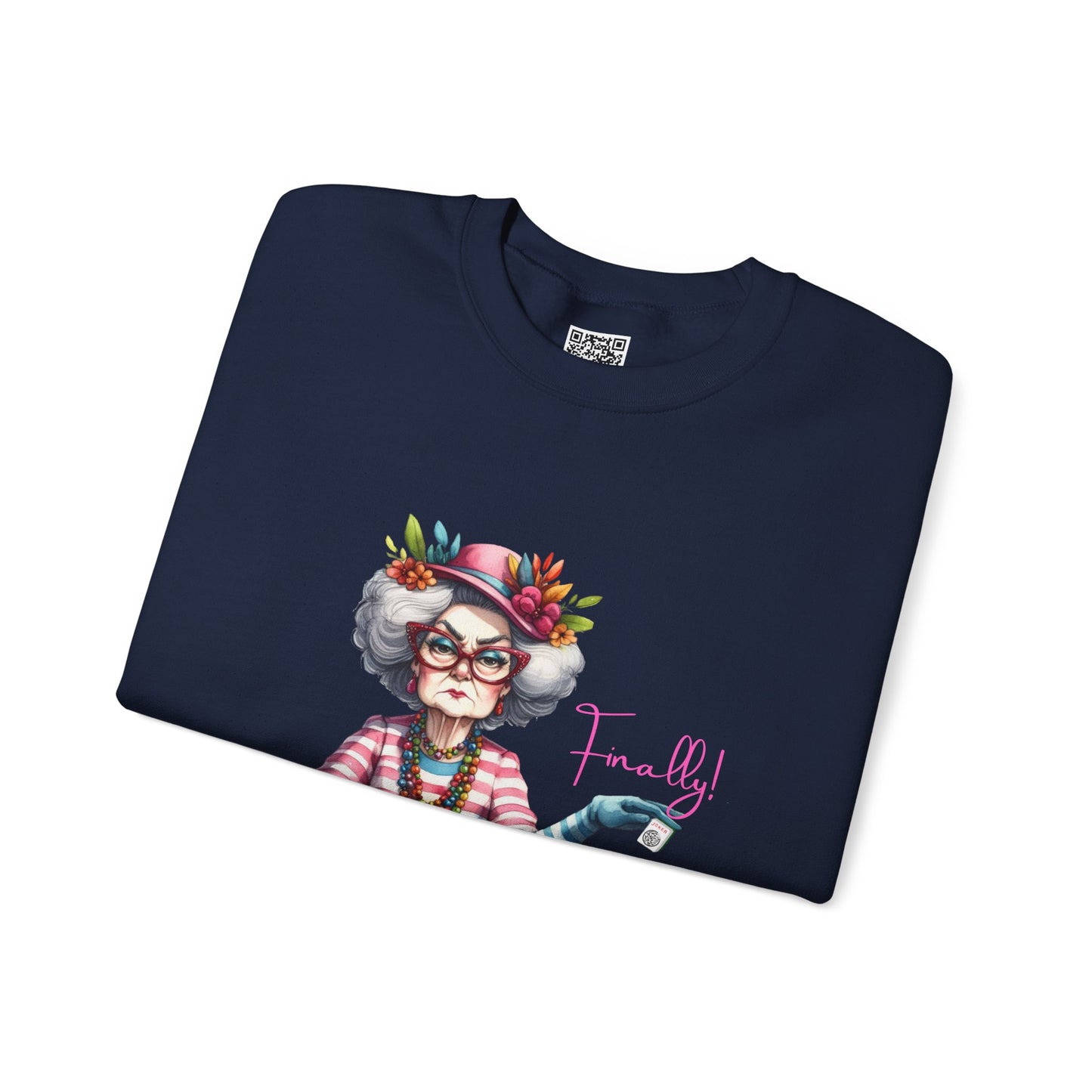 Finally Joker Funny Mahjong sweatshirt