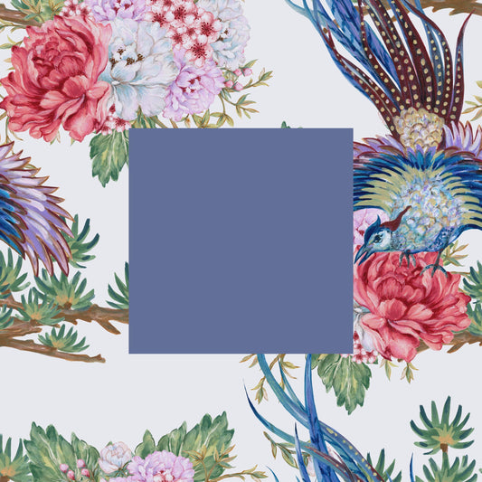 Floral Bam Bird Mahjong Mat: Mahj Game Tabletop (31.5-inch)