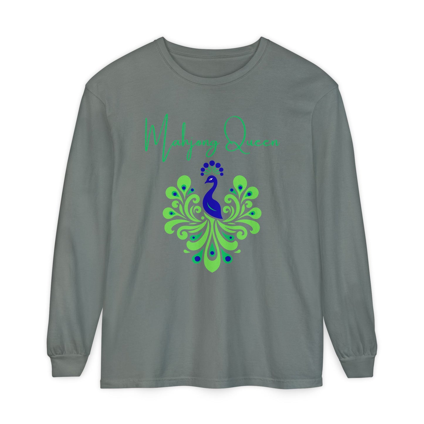 Mahjong Queen Long-Sleeve, Gift for Mahjong Lovers