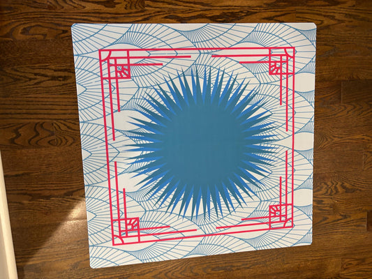 Deco Bam Mahjong Mat: Mahj Game Tabletop (31.5-inch)