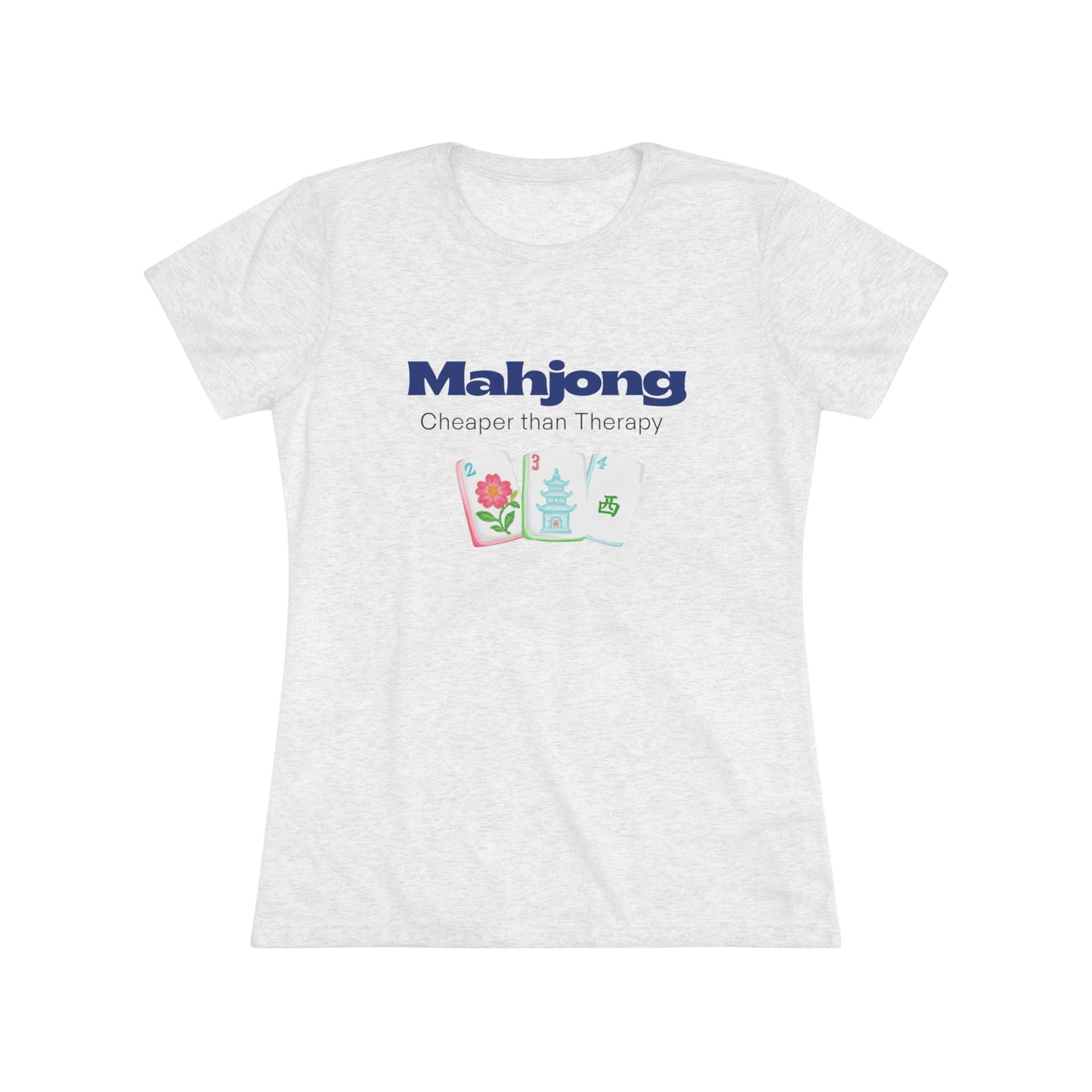 Mahjong Cheaper Than Therapy Tee | Mahjong Tiles Graphic Shirt
