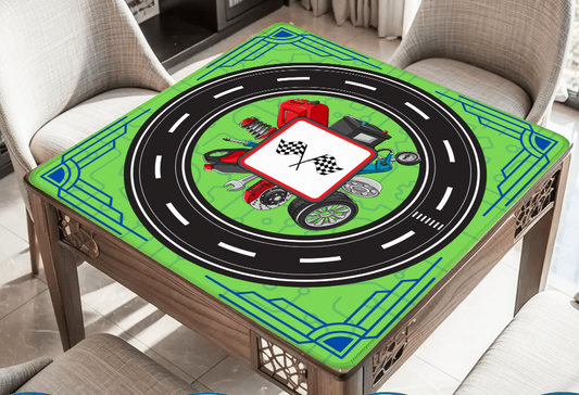 Detroit Motors Mahjong Mat: Mahj Game Tabletop (31.5-inch)