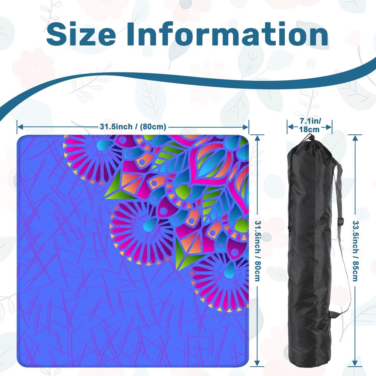 Pink Party Mahjong Mat: Mahj Game Tabletop (31.5-inch)